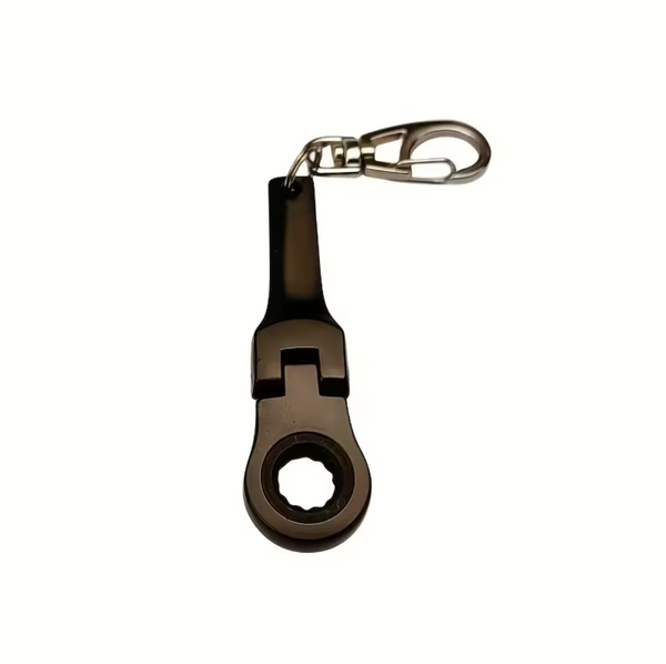 10mm Black Keychain